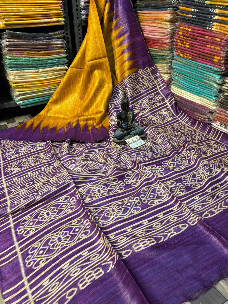 Beautiful Kosa Silk Saree Style 64