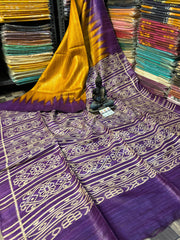 Beautiful Kosa Silk Saree Style 64