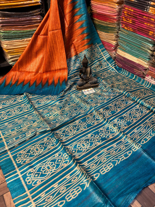 Beautiful Kosa Silk Saree Style 66