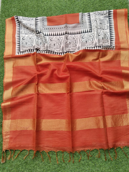 Beautiful Kosa Silk Saree Style 74