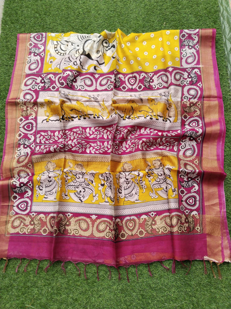 Beautiful Kosa Silk Saree Style 76