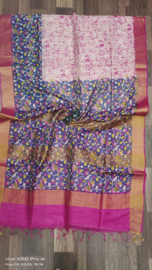 Beautiful Kosa Silk Saree Style 81