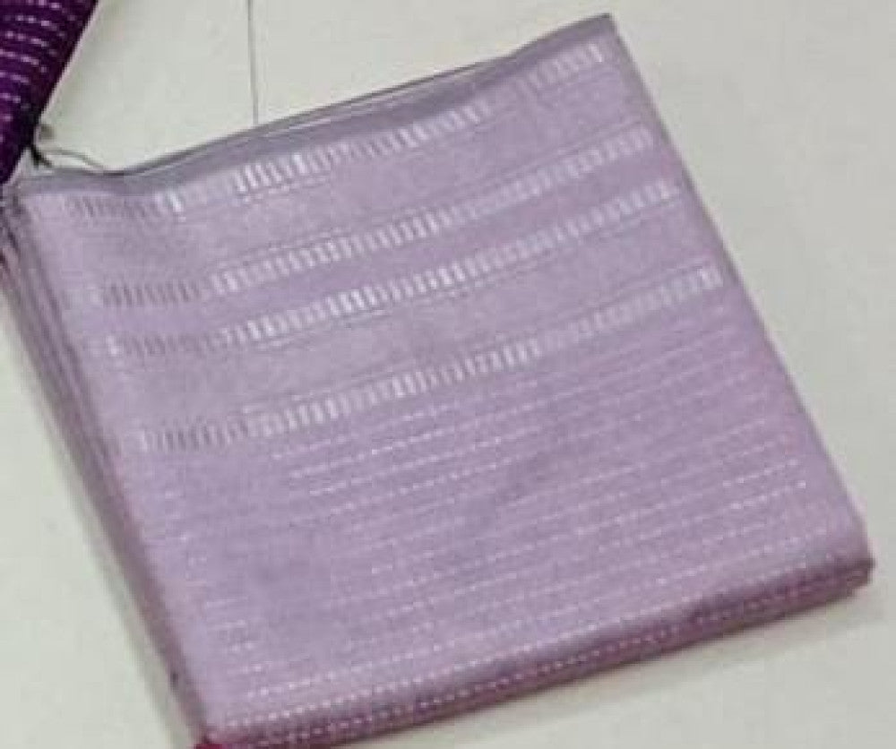 Beautiful Off White And Gree Champa Silk Saree