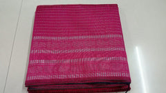 Beautiful Pink And Purple Champa Silk Saree