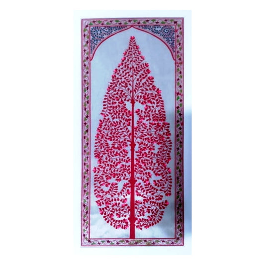 Beautiful Red Tree Odisha Pattachitra