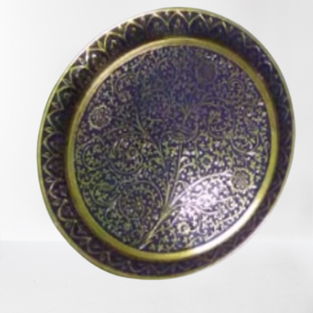 Beautiful Sapat Meena Work Dark Blue (5 Inch)