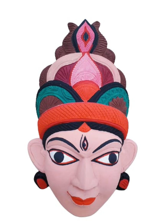 Beautiful Wooden Gambira Dance (Durga ) Mask