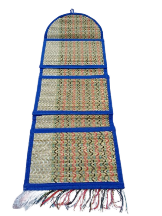 Bell Shaped Wall Hanging Rolling Design - Blue