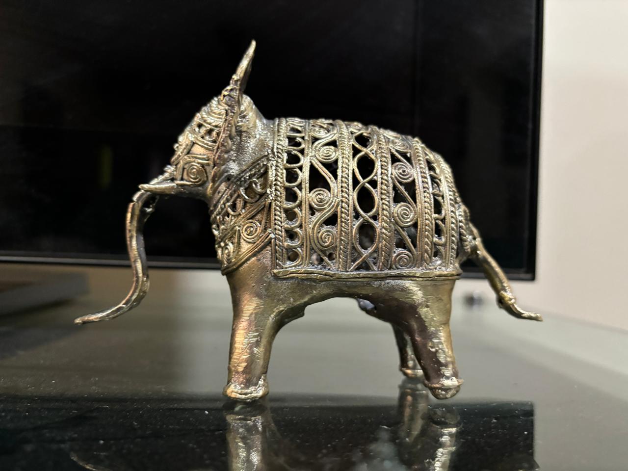 Shop – Bengal Dokra Brass Elephant - GI Heritage– Gi Heritage