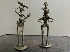 Bengal Dokra Brass Family of Men Women & 2 Children