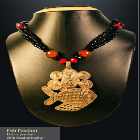 Bengal Dokra Fish Pendant