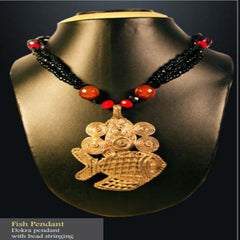 Bengal Dokra Fish Pendant
