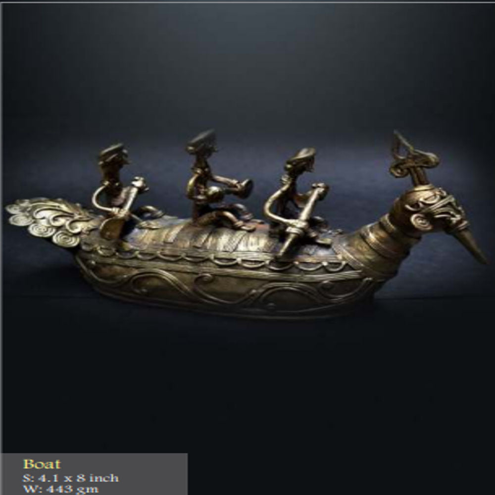 Bengal Dokra Men On Boat