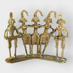 Bengal Dokra Musicians and dancer ensemble table decor