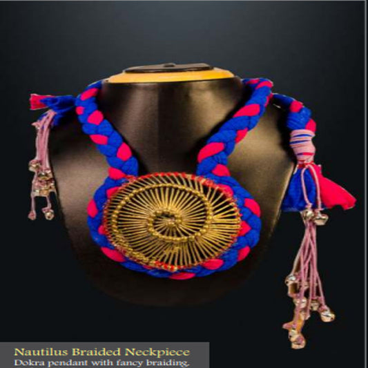 Bengal Dokra Nautilus Braided Neck Piece
