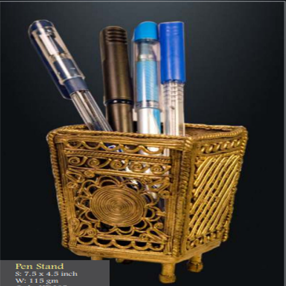 Bengal Dokra Pen Stand