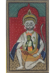 Bengal Patachitra Hanumanji