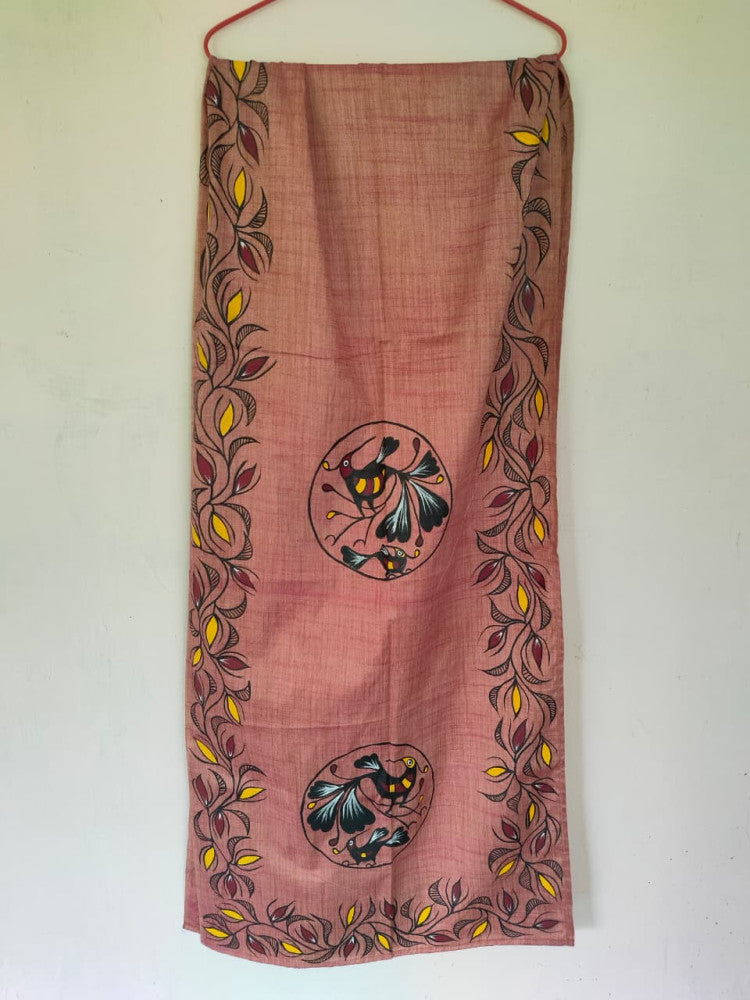 Bhagalpuri Silk Khovar Stole Style 16