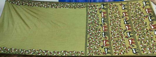 Bhagalpuri Sohrai Khovar Silk Saree Style 5