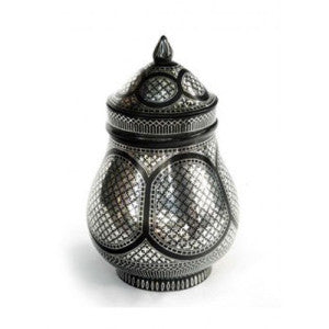 Black Metal Bidri Art Work Mahtabi Tarkashi Decorative Showpiece