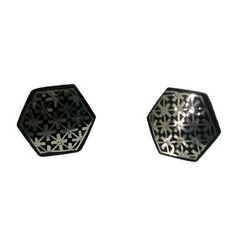 Bidriware Craft Bangle with Intricate Inlay Design