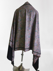 Black & Grey Designer Kani Shawl