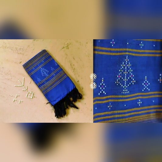 Blue Dupatta