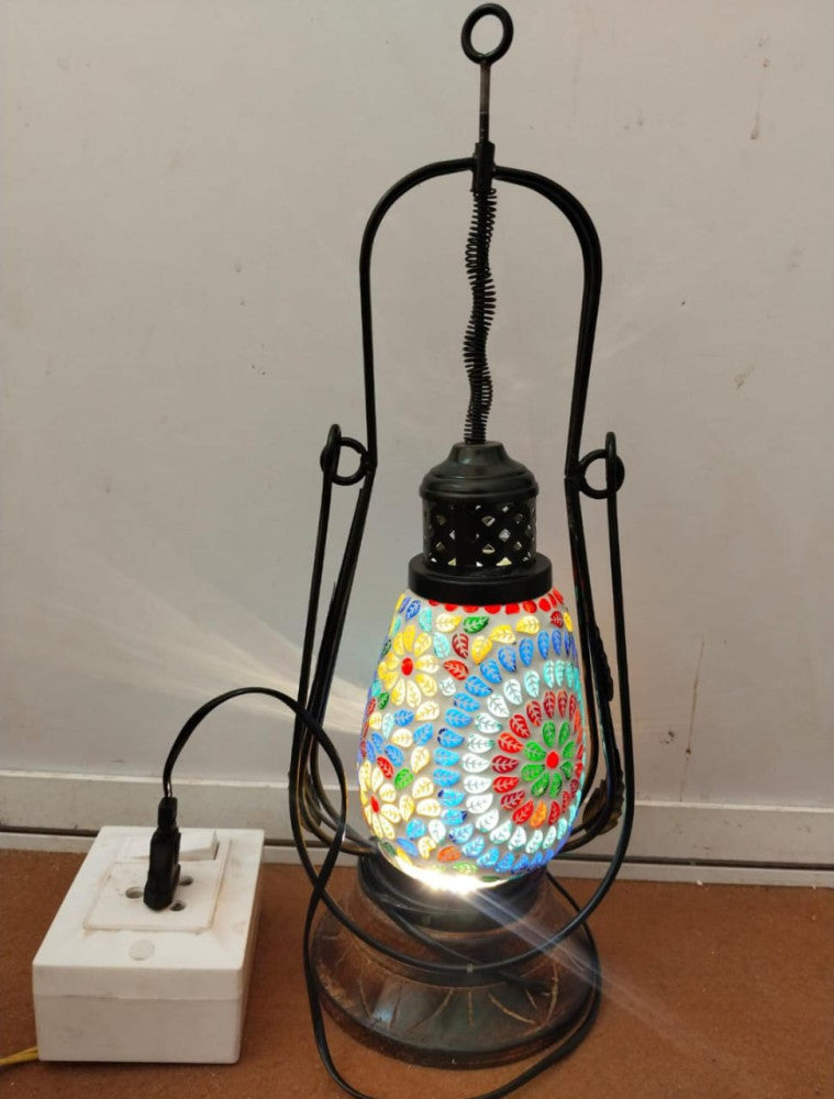 Blue Pottery Lalten 12 inch