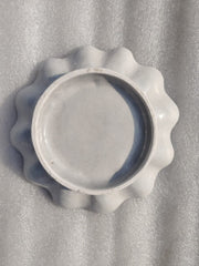Blue Pottery Lotus Wall Plate 8 Inch Style2