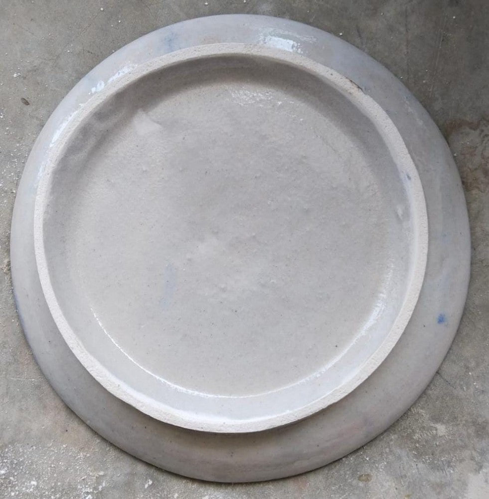 Blue Pottery Wall Hanging Plate 10 inch Style 10