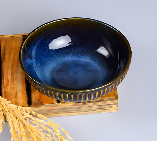 Blue Serving Bowl 7