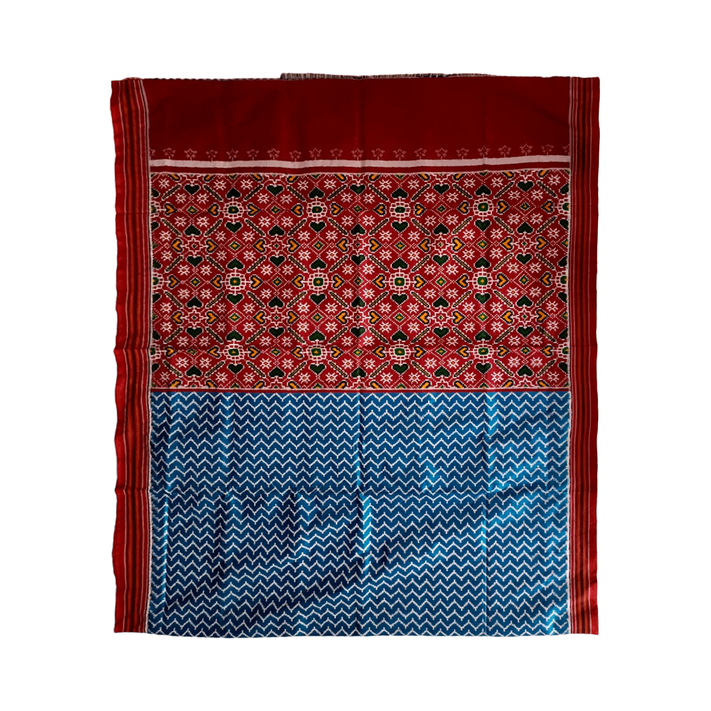 Blue Telia Rumal Saree