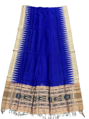 Blue Tussar Dupatta