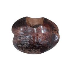 Flower Pot Of Green Coconut Shell Craft
