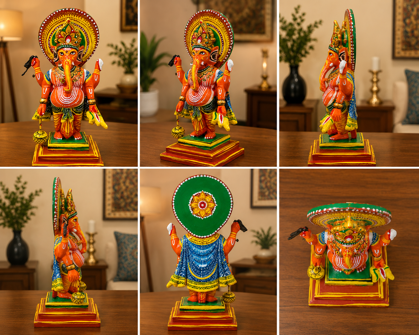 Special Wooden Ganesha (9Inch)
