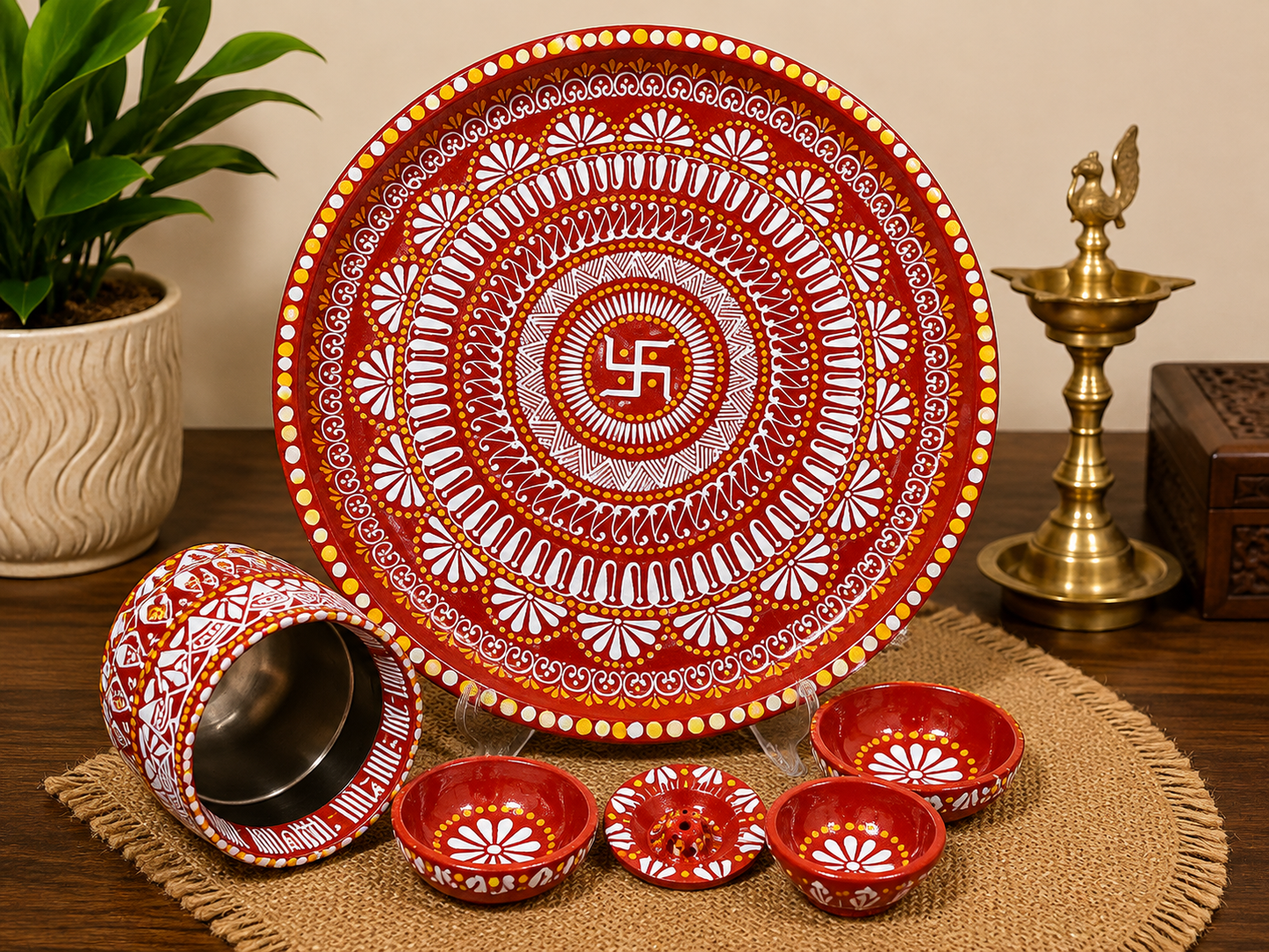 Pooja Thali Set Style 2