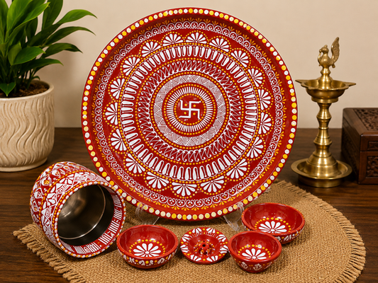 Pooja Thali Set Style 2