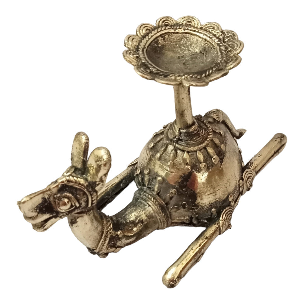 Camel Metal Craft Candle Stand Style 4