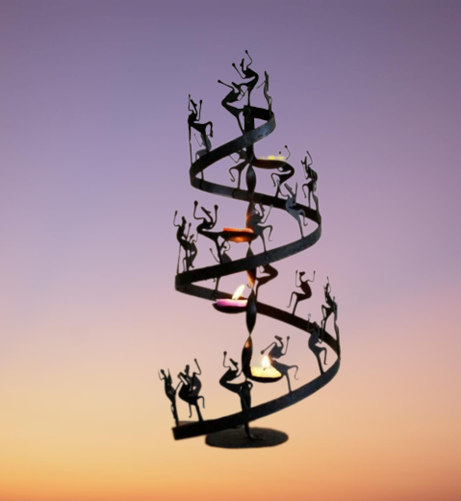 Candle holder Spiral Design