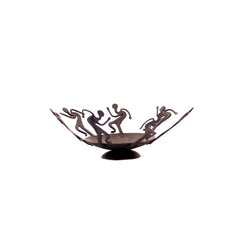 Candle Stand with Running Figurine