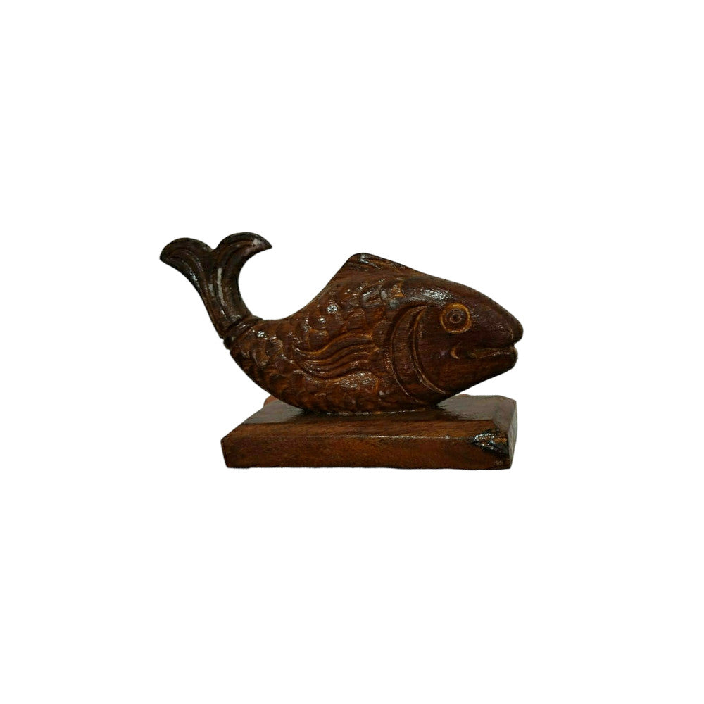 Carving Sheesham wood Fish Figure