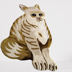 Cat Design Badohi Carpet