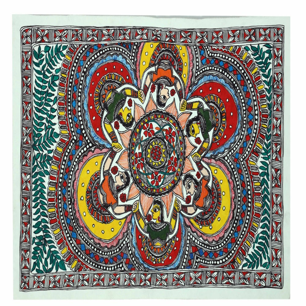 Celebration Madhubani Painting