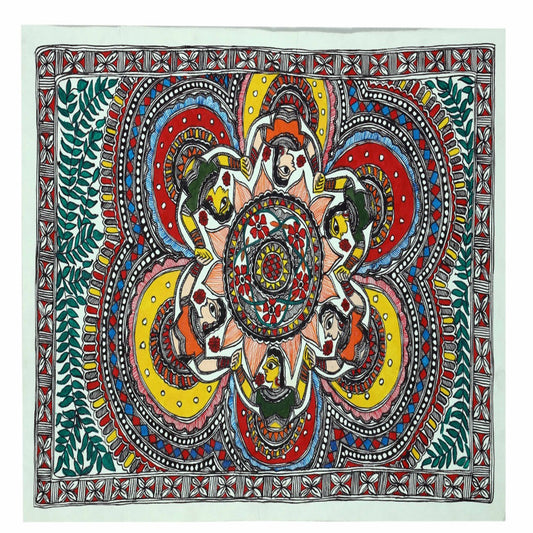 Celebration Madhubani Painting