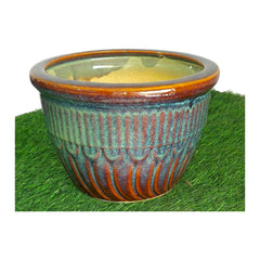 Ceramic Planter in Maroon Colour