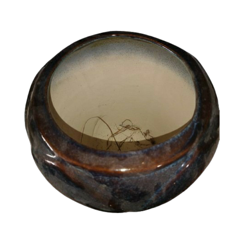 Ceramic Pot Holder Purple Colour