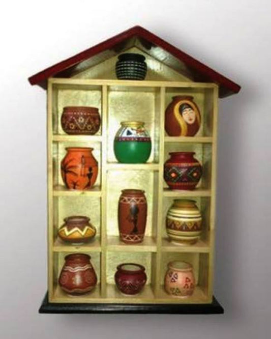 Traditional Handicraft Beautiful Designs Of Channapatna Pot (Single Piece) For Decoration Purpose