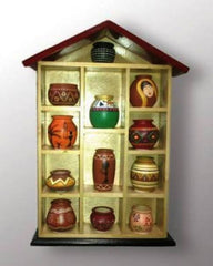 Traditional Handicraft Beautiful Designs Of Channapatna Pot (Single Piece) For Decoration Purpose