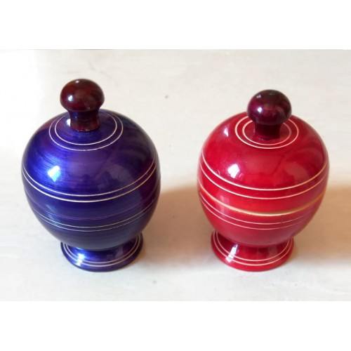 Traditional Channapatna Handmade Woodencraft Toy (Set of 2)