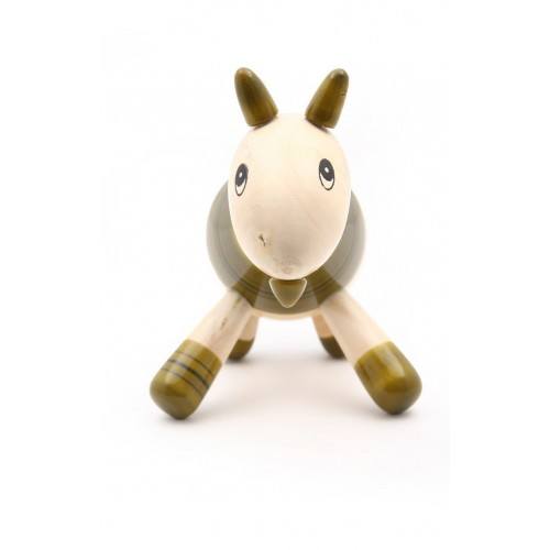 Channapatna Toy Wooden White Rat